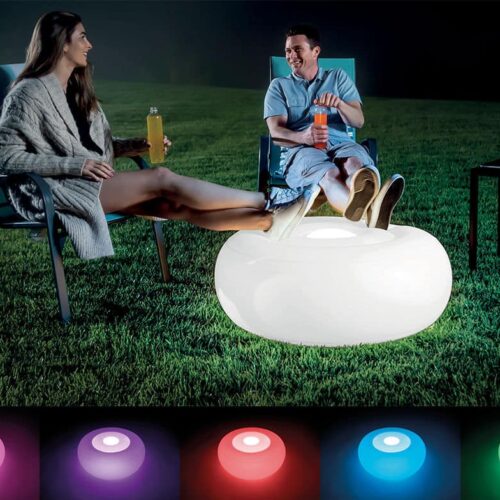 เก้าอี้ไฟสระว่ายน้ำ INTEX LED Ottoman Light 68697 - 3